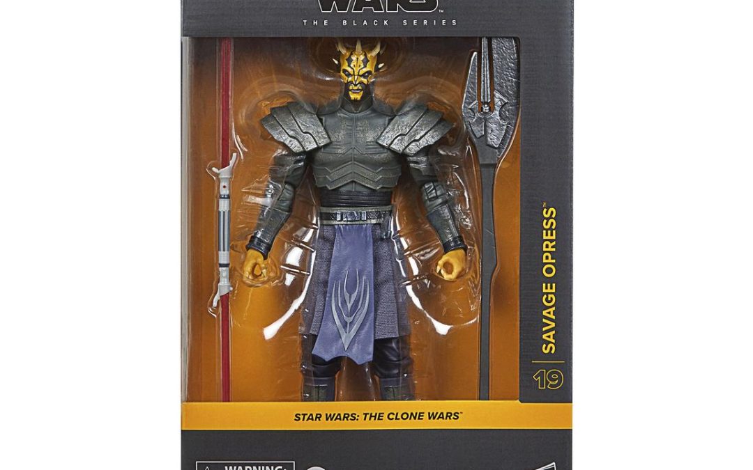 New Star Wars The Clone Wars Savage Opress Black Series Figure available now!