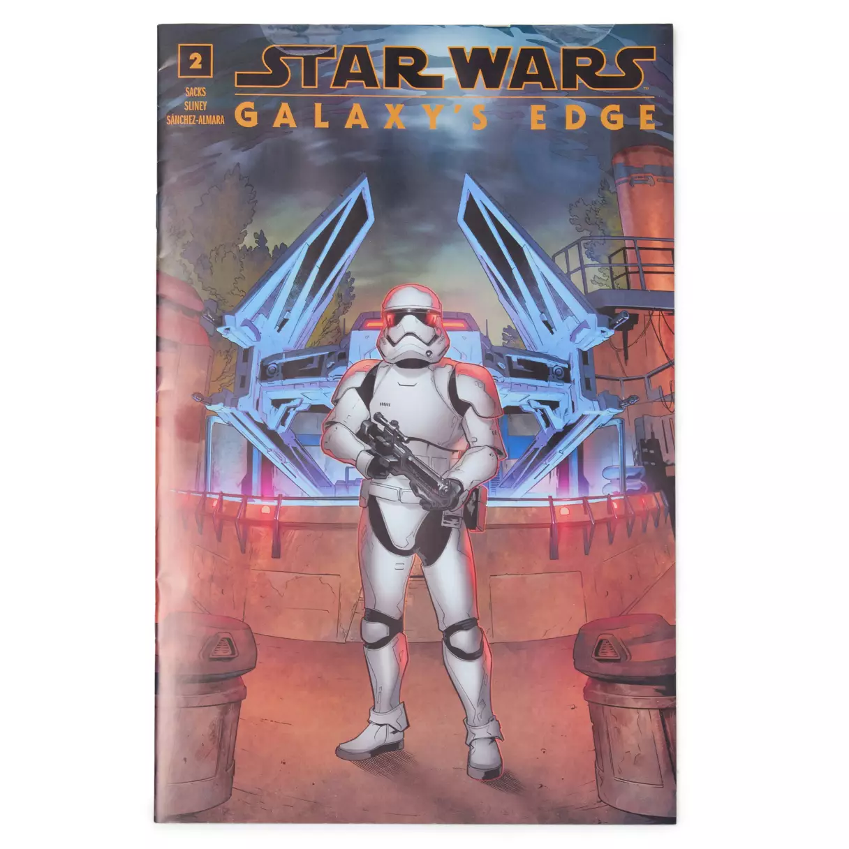 SWGE First Order Stormtrooper Figure, Comic Book, and Coin Set 4