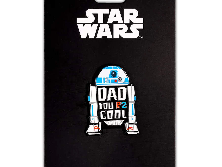 New Star Wars R2-D2 "Dad You R2 Cool" Father's Day Enamel Pin available now!
