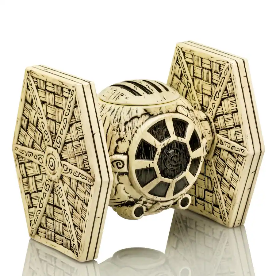 SW Imperial Tie Fighter 24 Ounce Lidded Ceramic Tiki Mug 1
