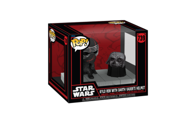 New The Rise of Skywalker Darkside Kylo Ren With Darth Vader's Helmet Funko Pop! Bobble Head Toy available!