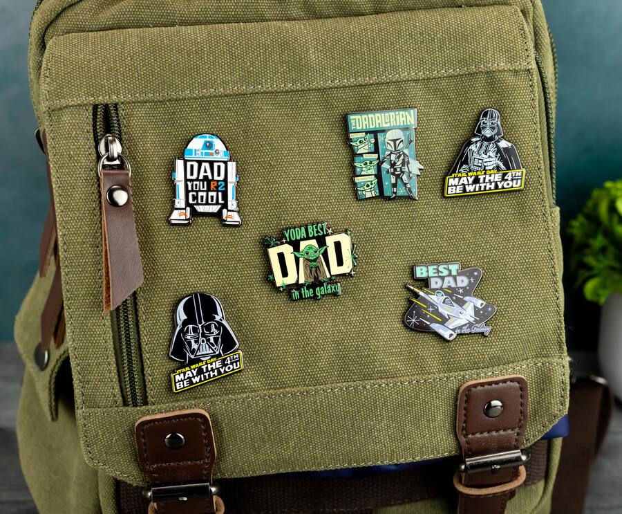 SW R2-D2 "Dad You R2 Cool" Father's Day Enamel Pin 3