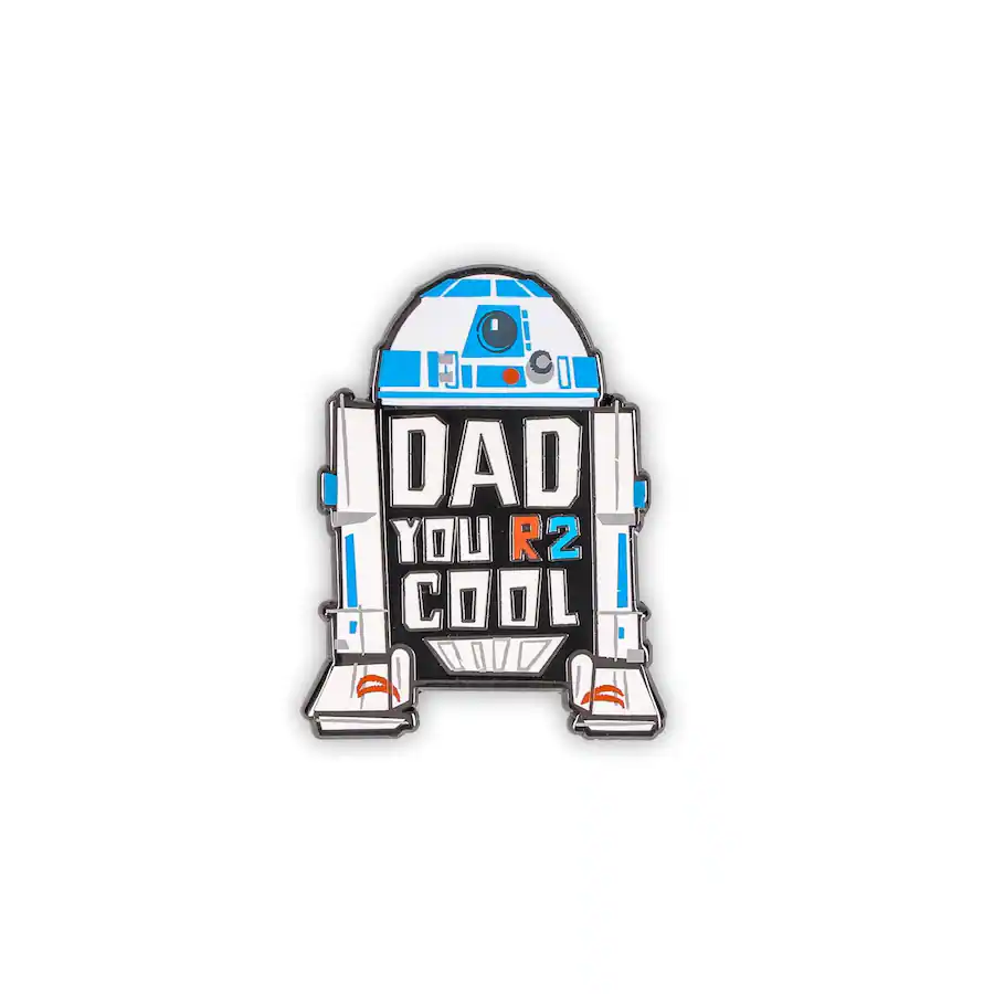 SW R2-D2 "Dad You R2 Cool" Father's Day Enamel Pin 2