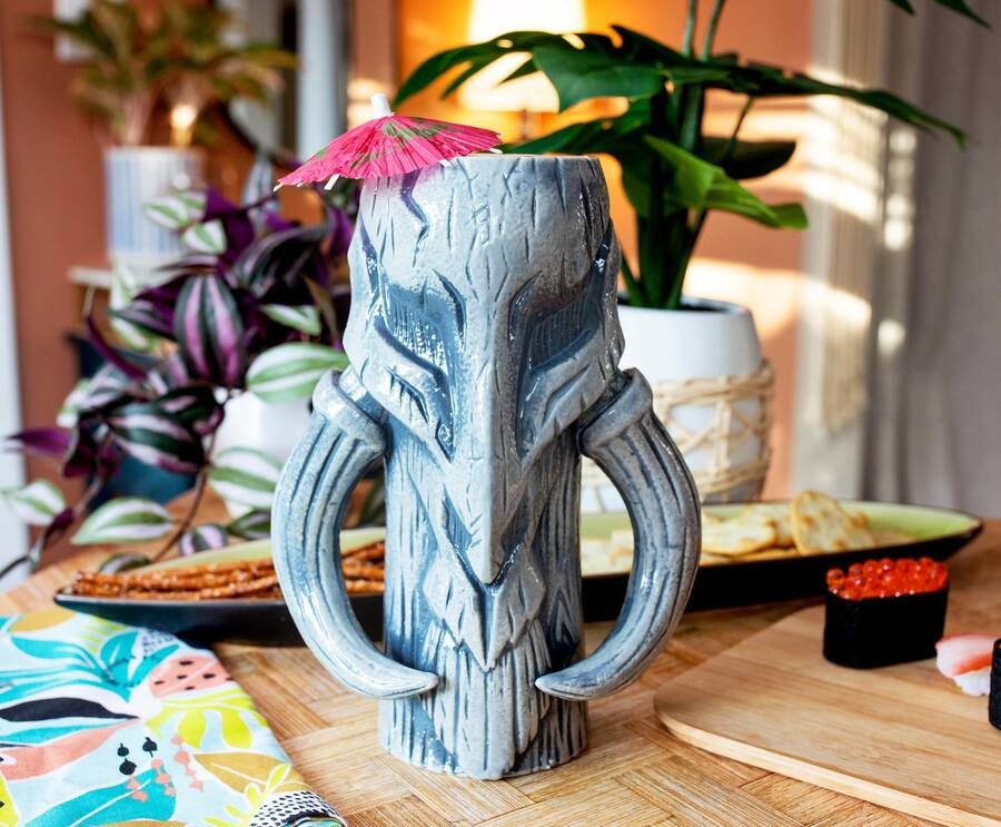 TM Mythosaur Skull Ceramic Tiki Mug 3