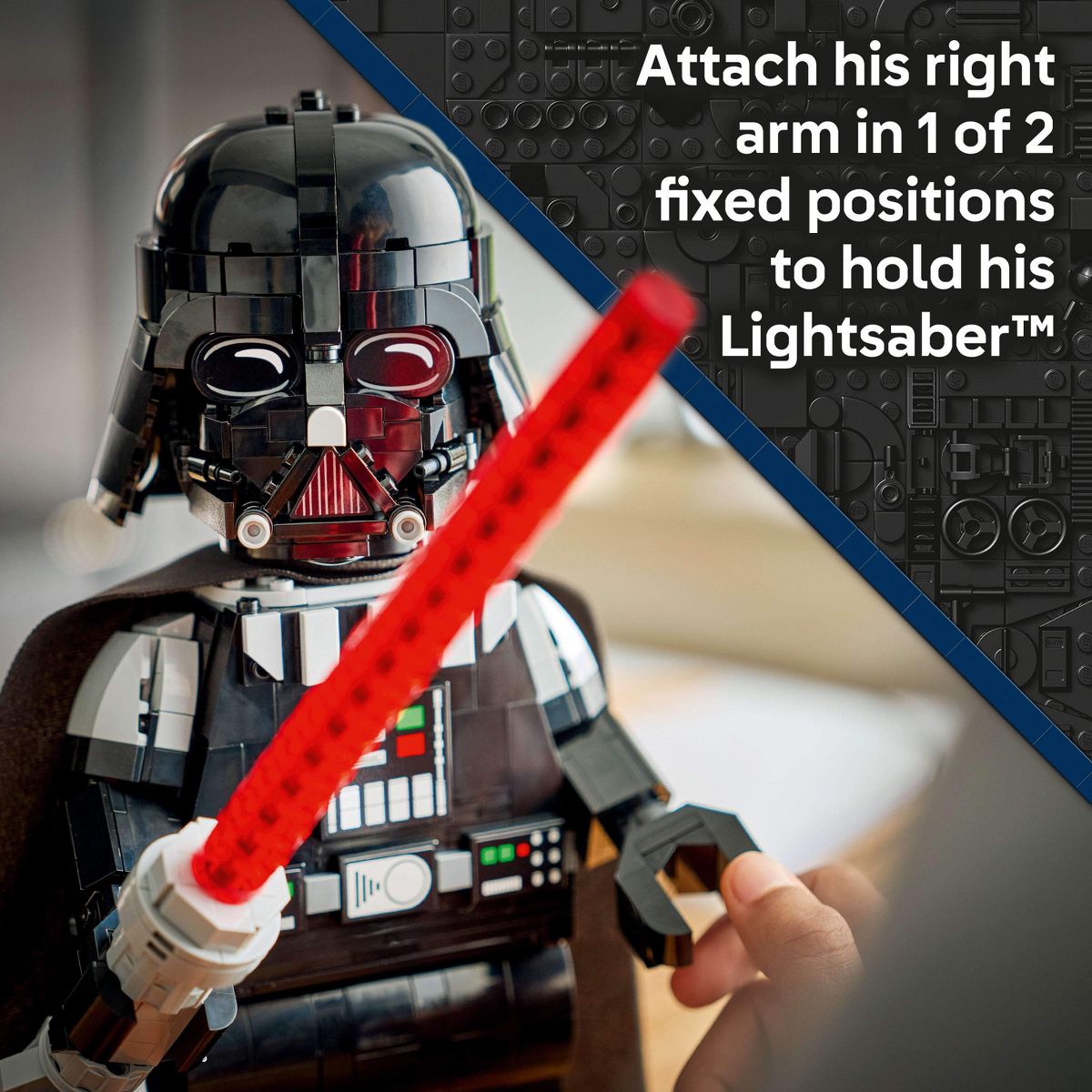 SW Darth Vader Up-Scaled Mini Figure Lego Set 4