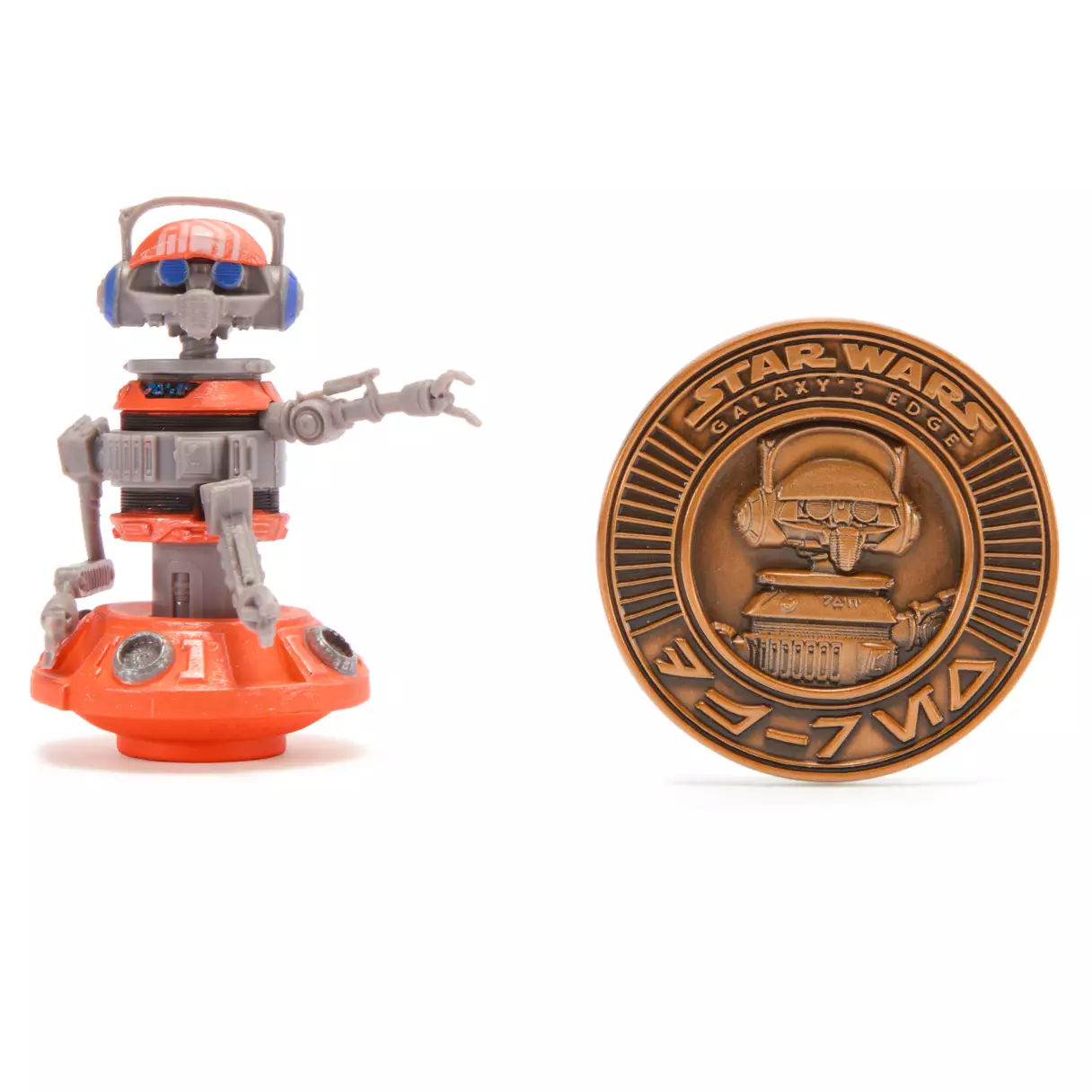 SWGE DJ R-3X Figure Comic Book and Coin Set 2