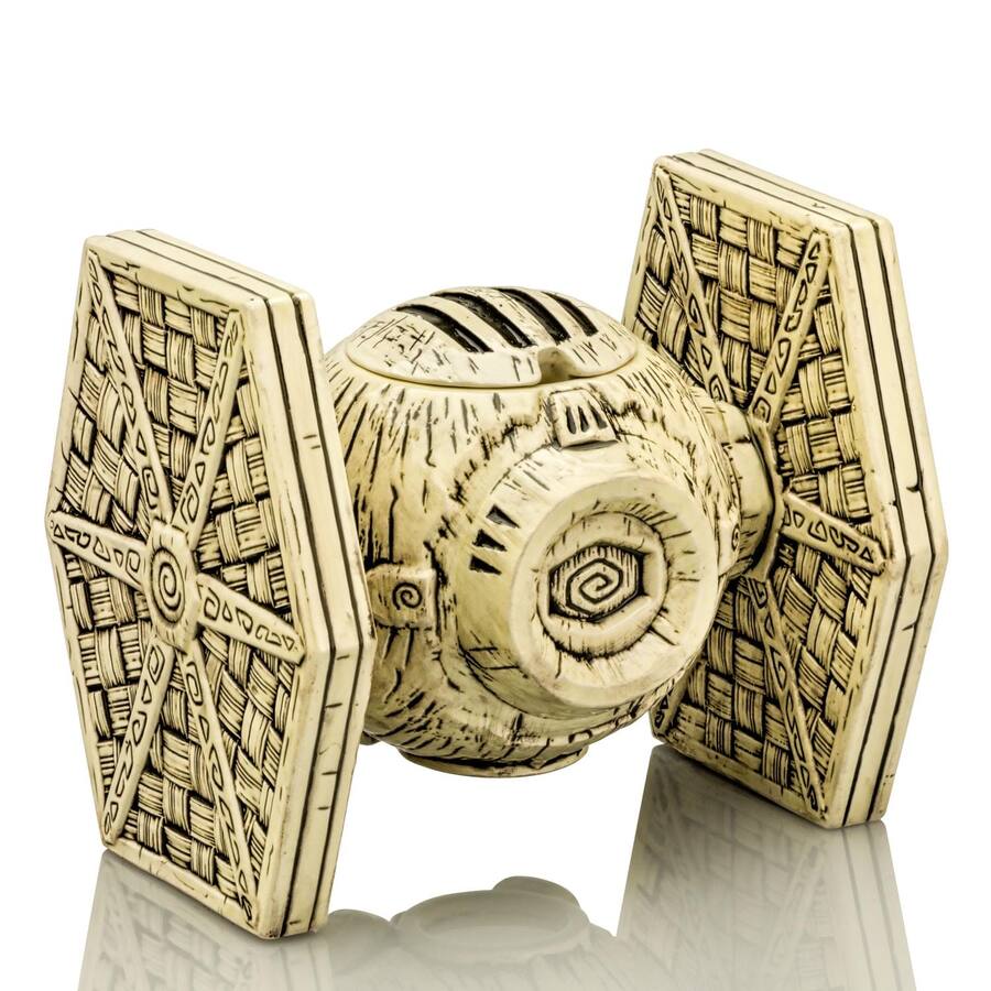 SW Imperial Tie Fighter 24 Ounce Lidded Ceramic Tiki Mug 2