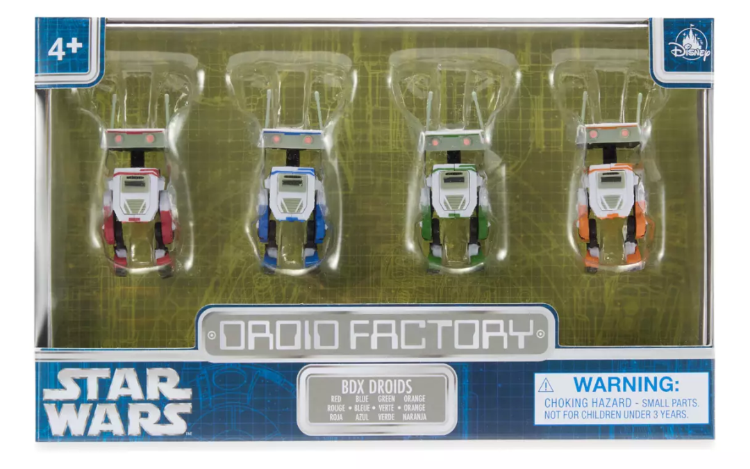 New The Mandalorian and Grogu BDX Droid Factory Figure Set available now!