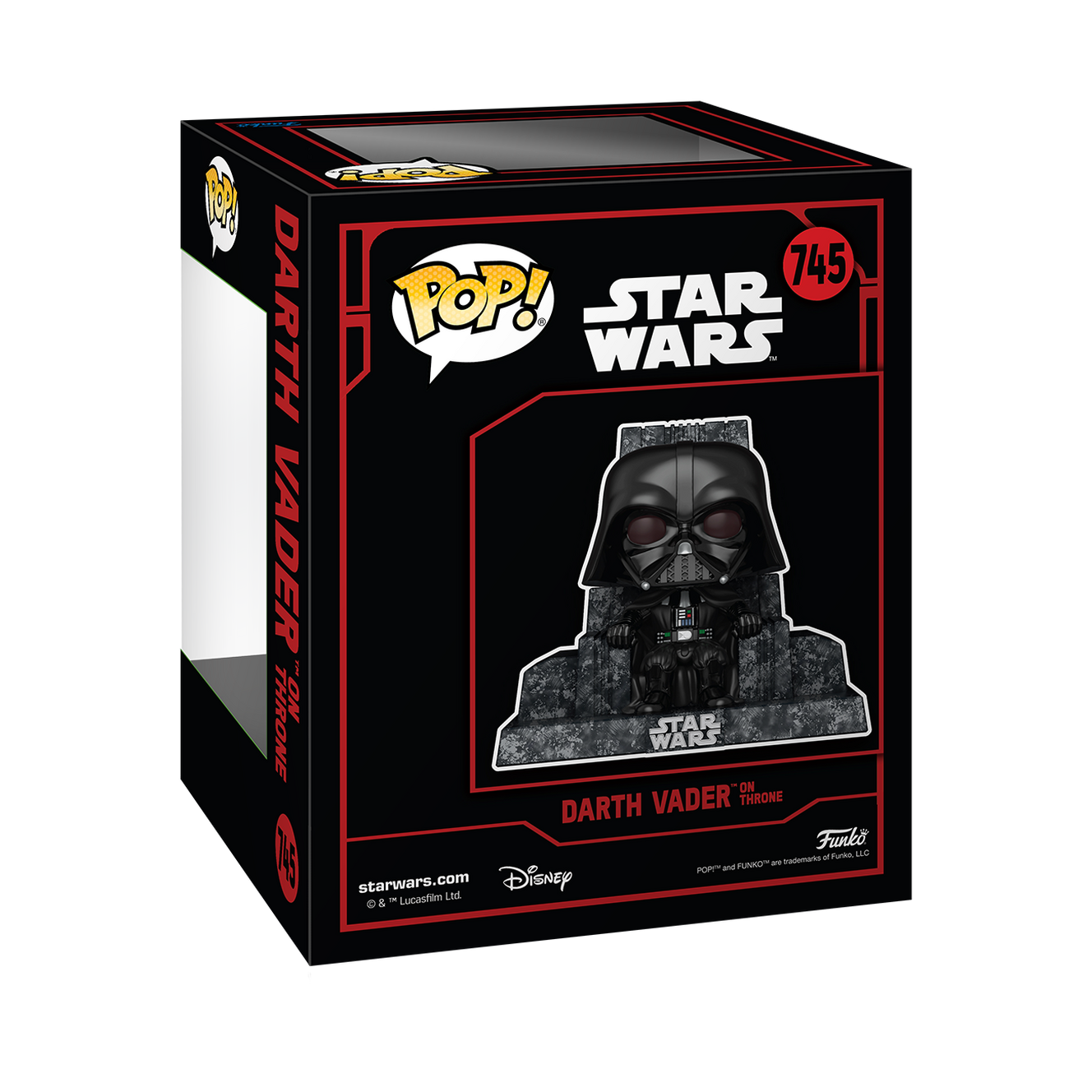 SW Darkside Darth Vader on Throne Funko Pop! Bobble Head Toy 2