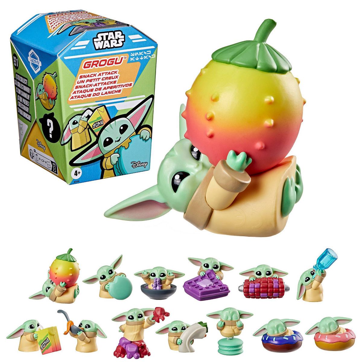 TM Grogu Snack Attack 1.5" Series 1 Mystery Figure 3