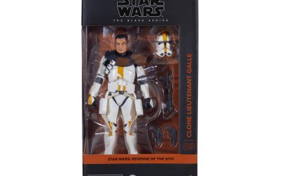 New Revenge of the Sith Clone Lieutenant Galle Black Series Figure available now!