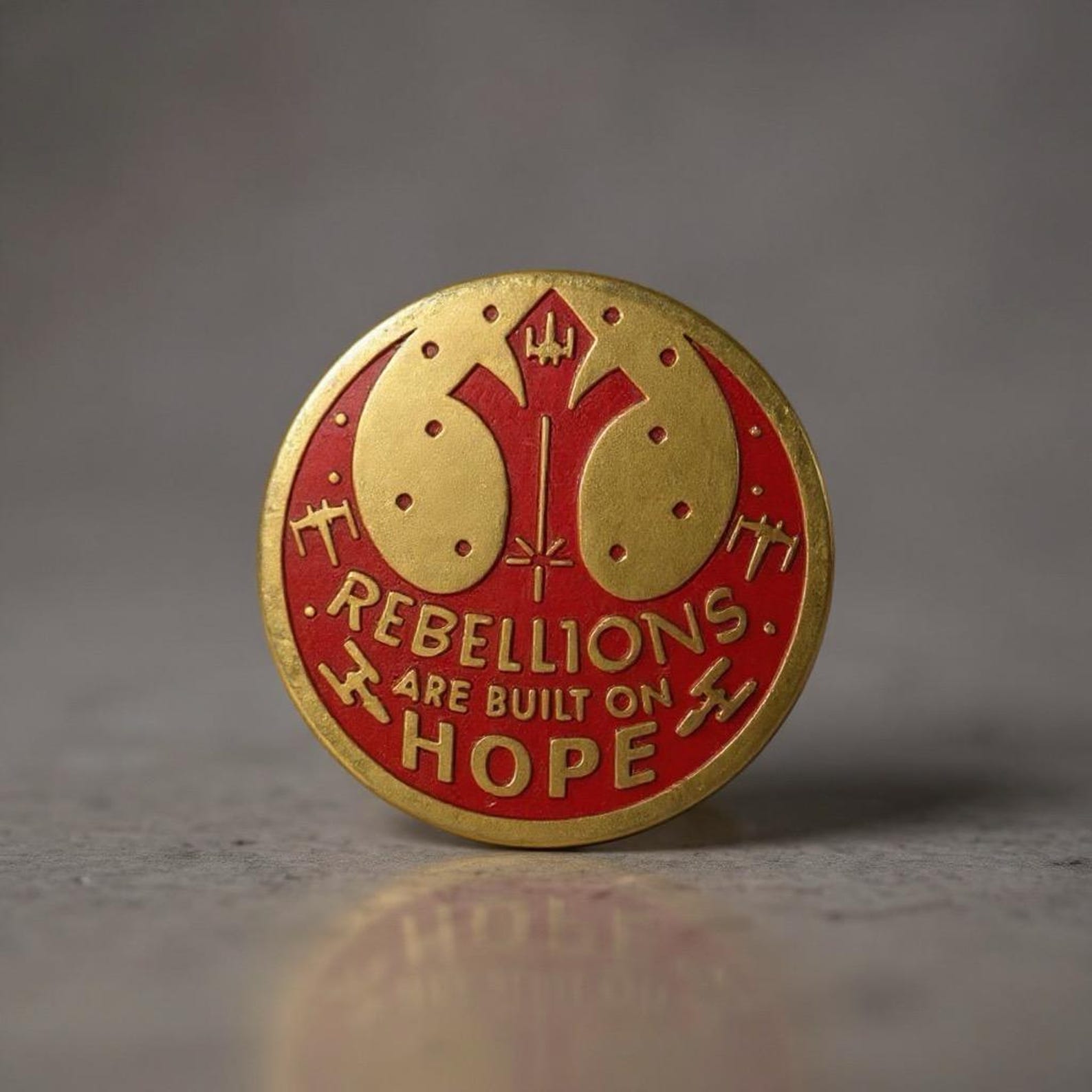 SW Rebellions are Built on Hope Enamel Pin 1