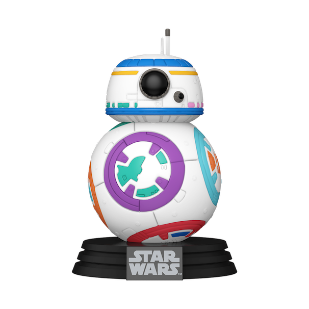 SW Rainbow Colored BB-8 Funko Pop! Bobble Head Toy 3