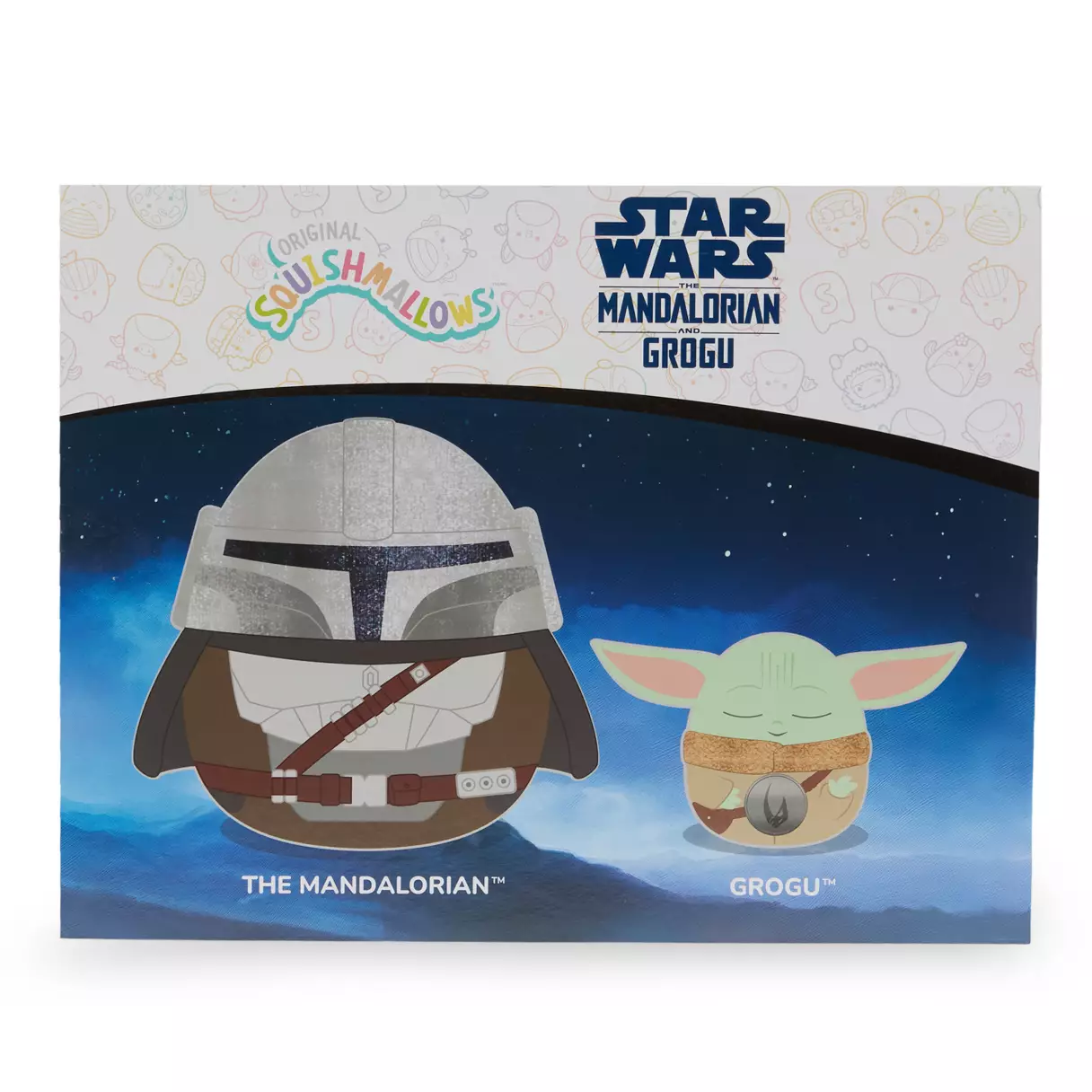 TMAG Din Djarin and Grogu Squishmallows Plush Set 2