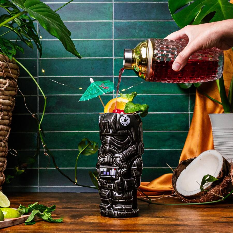 SW Imperial TIE Fighter Pilot Ceramic Tiki Mug 3