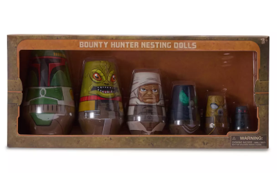 New Star Wars Galaxy's Edge Bounty Hunter Nesting Doll Set available now!