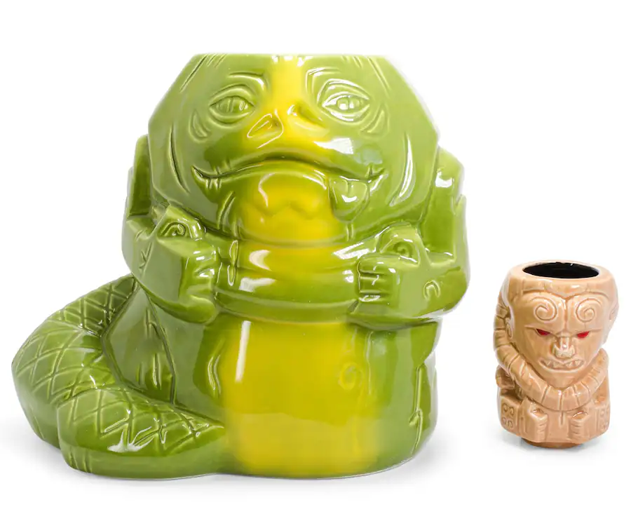 SW Jabba The Hutt & Bib Fortuna Ceramic Collectible Tiki Mugs 2-Pack Set 1