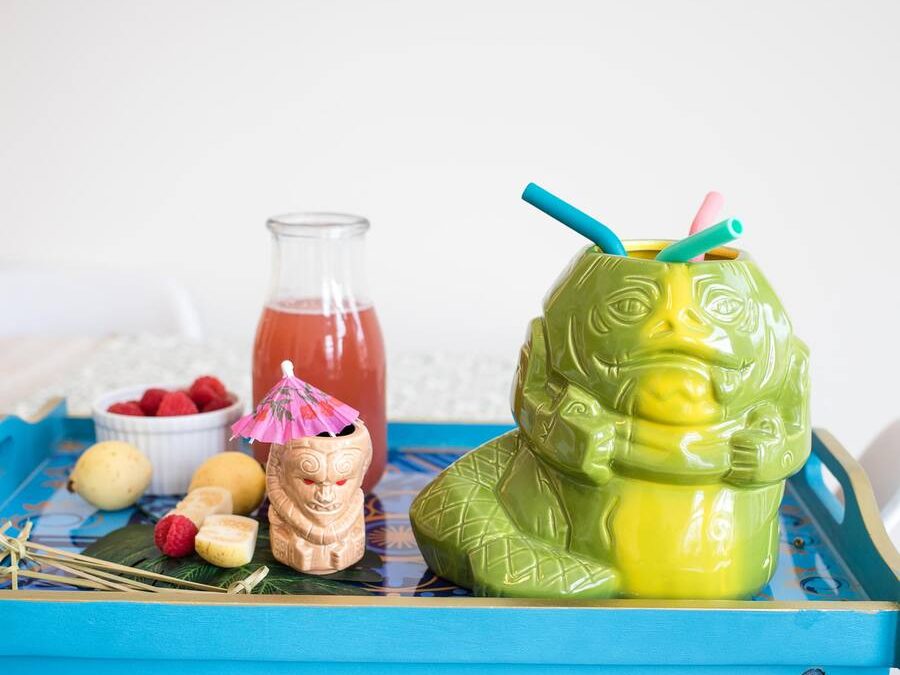 New Star Wars Jabba The Hutt & Bib Fortuna Ceramic Collectible Tiki Mugs 2-Pack Set available!