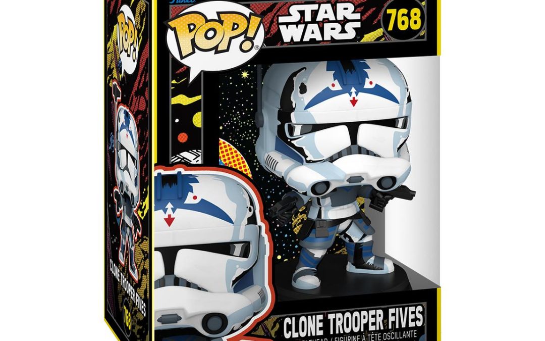 New Star Wars The Clone Wars Fives Retro Funko Pop! Bobble Head Toy available now!