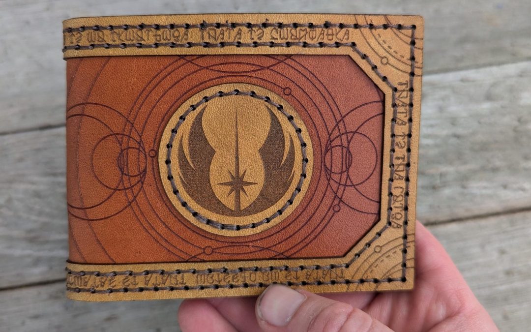 New Jedi Fallen Order Survivor Jedi Knight Symbol Leather Bifold Wallet available now!