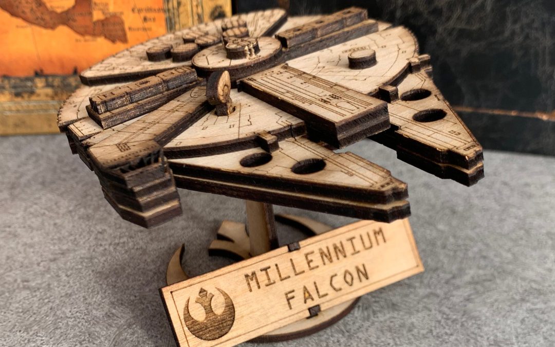 New Star Wars Millennium Falcon 3D Wooden Puzzle Model available now!
