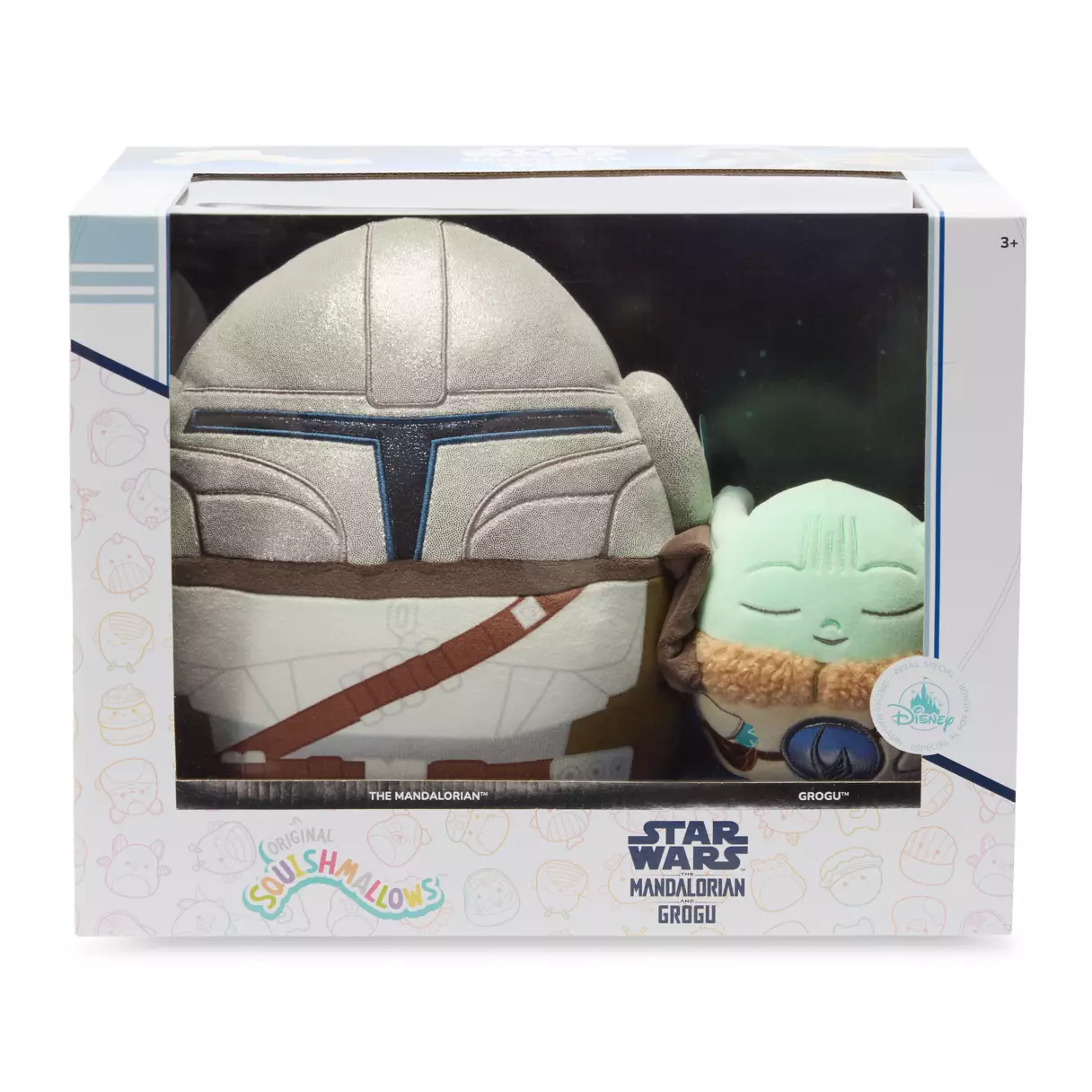 TMAG Din Djarin and Grogu Squishmallows Plush Set 1