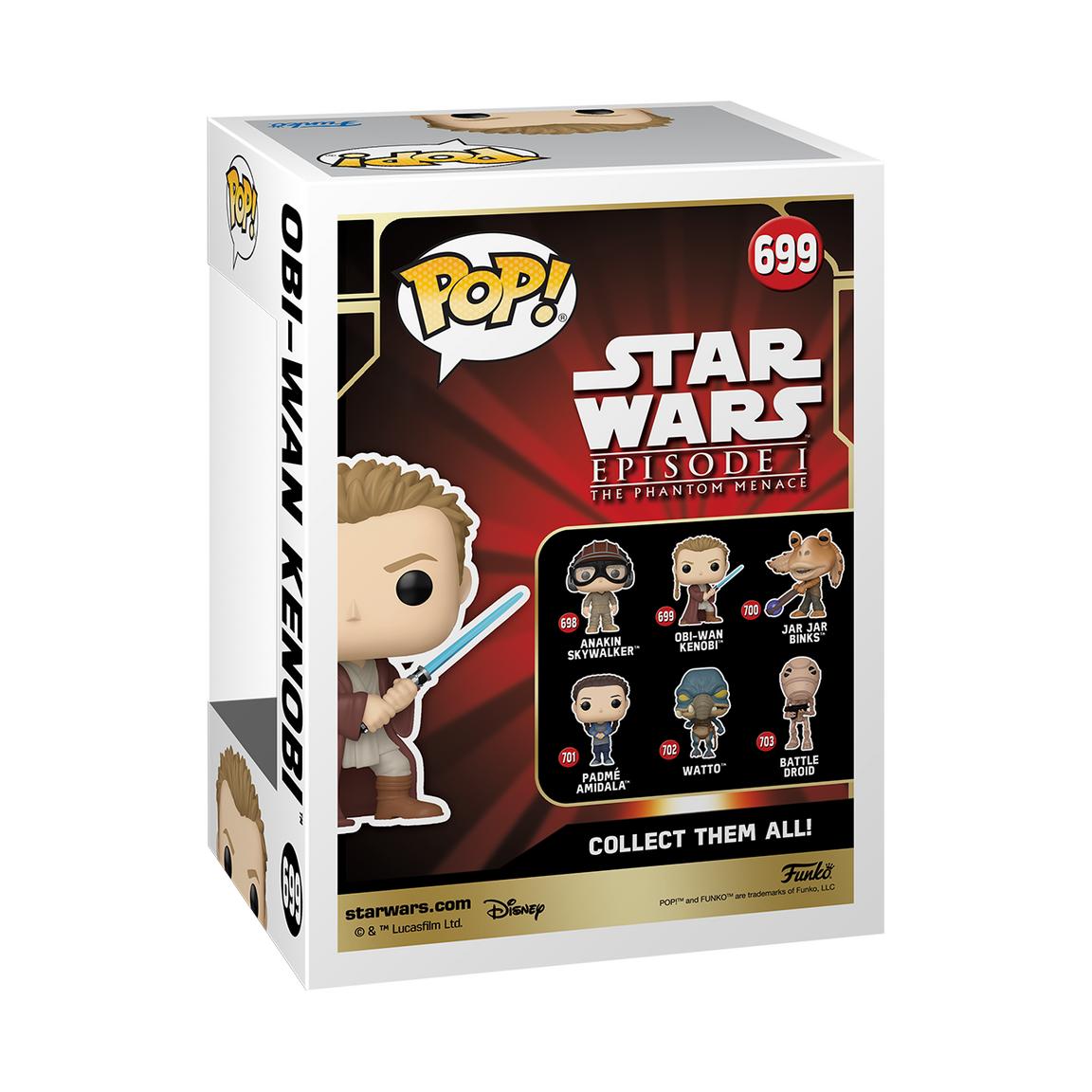 TPM Obi-Wan Kenobi 25th Anniversary Funko Pop! Bobble Head Toy 2