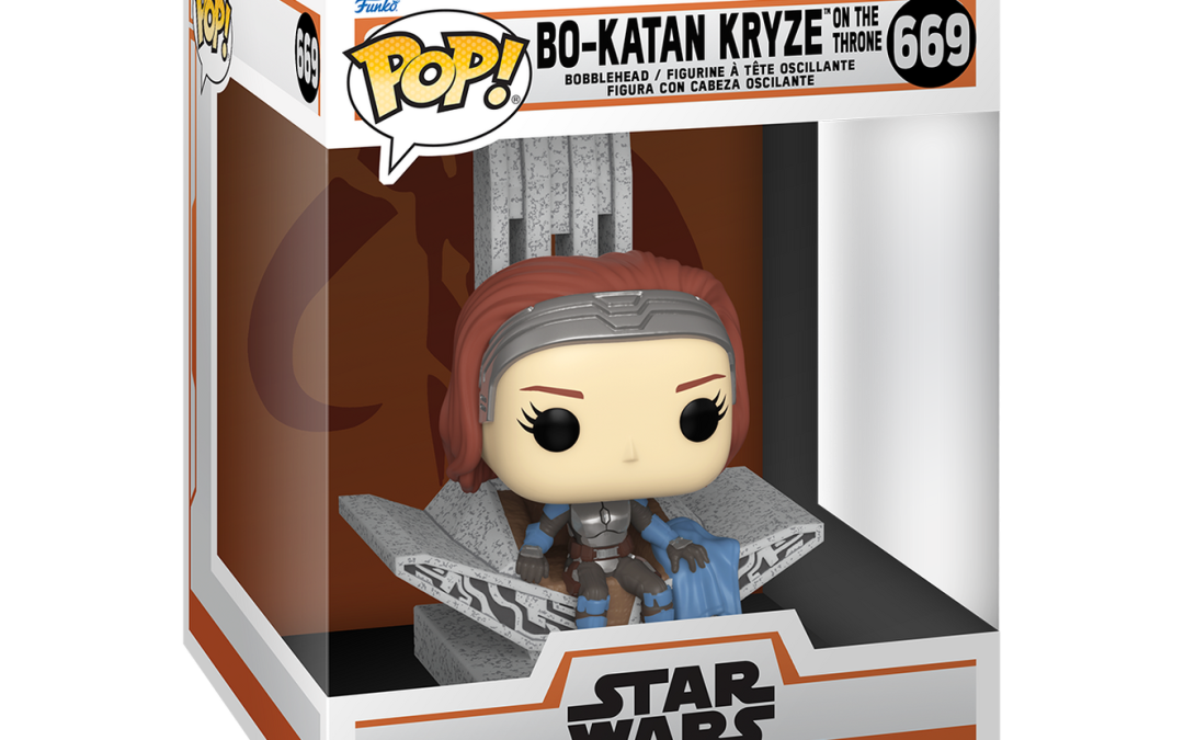 New The Mandalorian Bo-Katan Kryze (on the Throne) Funko Pop! Bobble Head Toy available!