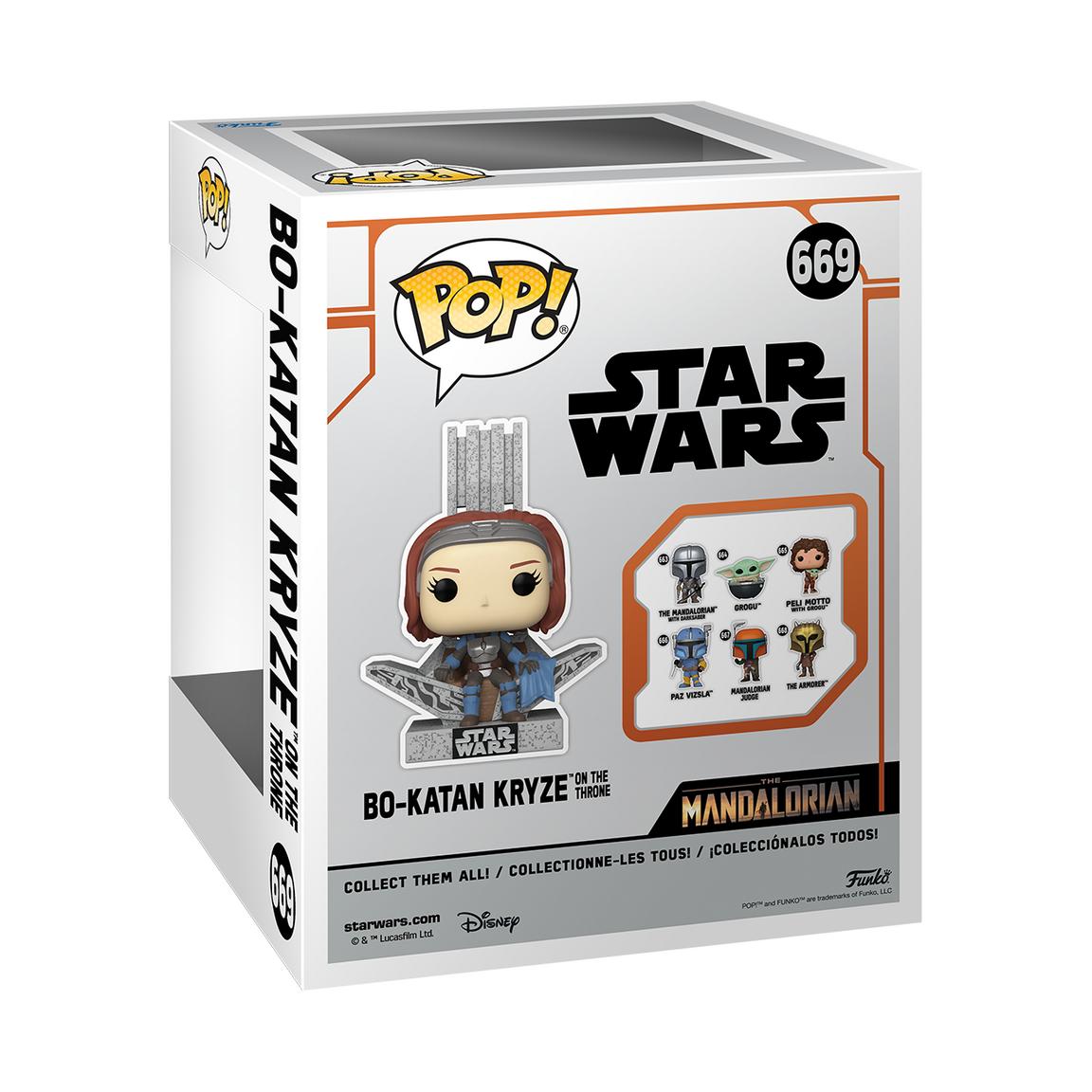 TM Bo-Katan Kryze (on the Throne) Funko Pop! Bobble Head Toy 2