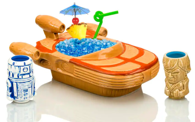 New A New Hope Landspeeder Punch Bowl with Luke and R2-D2 Mini Muglets Set available now!