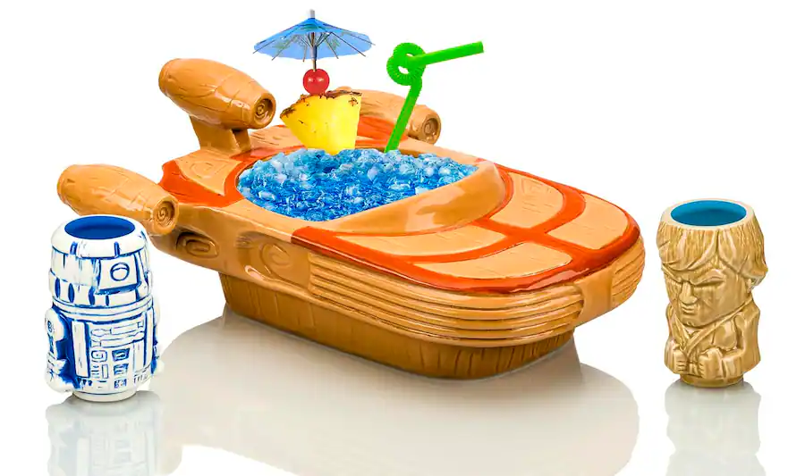 New A New Hope Landspeeder Punch Bowl with Luke and R2-D2 Mini Muglets Set available now!
