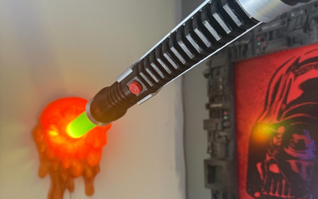 New The Phantom Menace Qui-Gon Jinn Lightsaber Lamp available now!