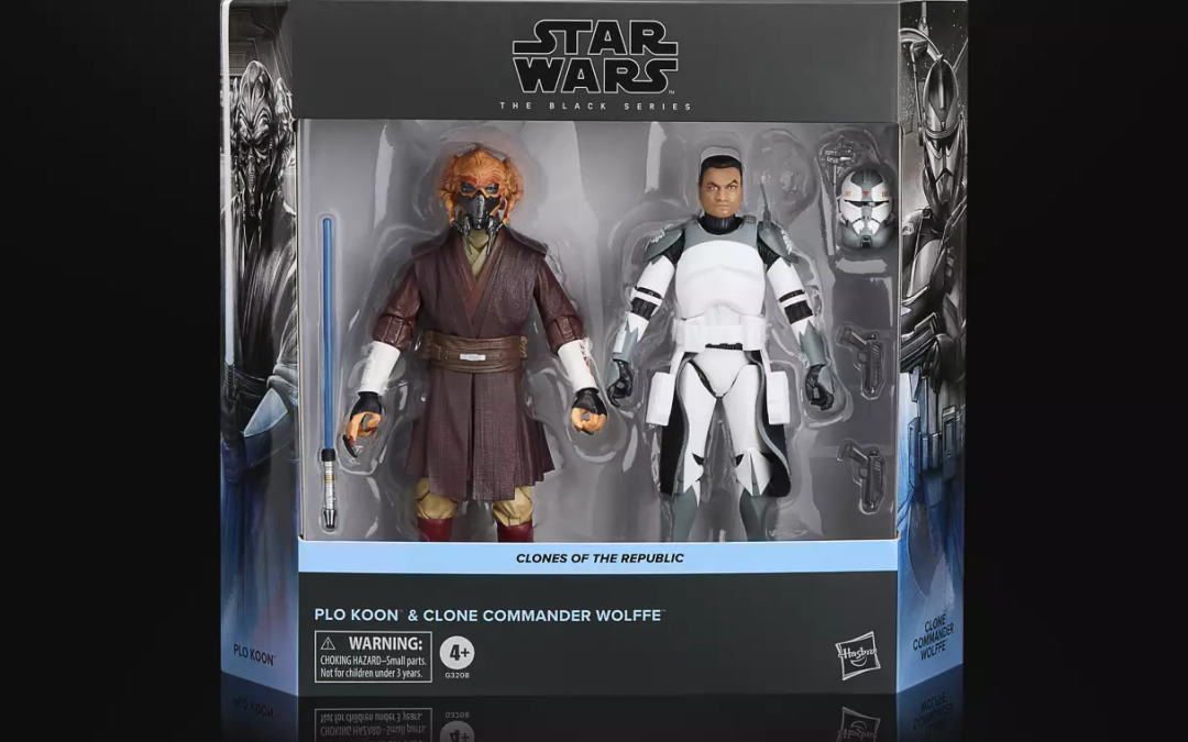 New Star Wars The Clone Wars Plo Kloon & Commander Wolffe Black Series Figure 2-Pack available!