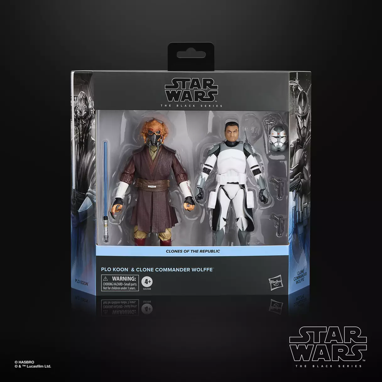 SWTCW Plo Kloon & Commander Wolffe Black Series Figure 2-Pack 1
