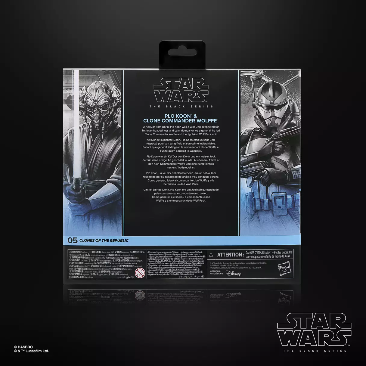 SWTCW Plo Kloon & Commander Wolffe Black Series Figure 2-Pack 2