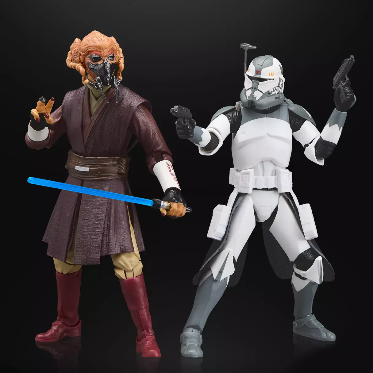 SWTCW Plo Kloon & Commander Wolffe Black Series Figure 2-Pack 4
