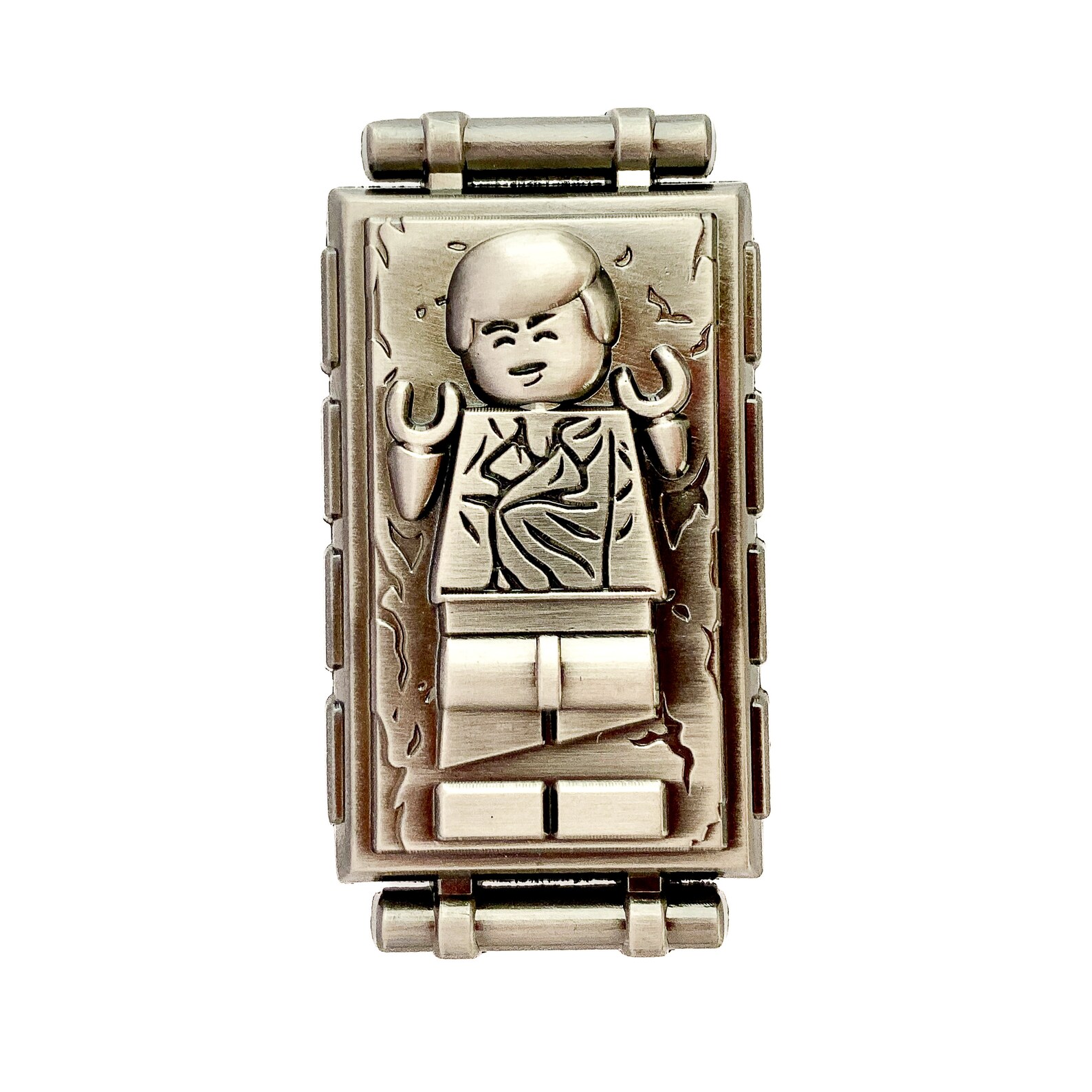 TESB Han Solo In Carbonite Lego Pin 2