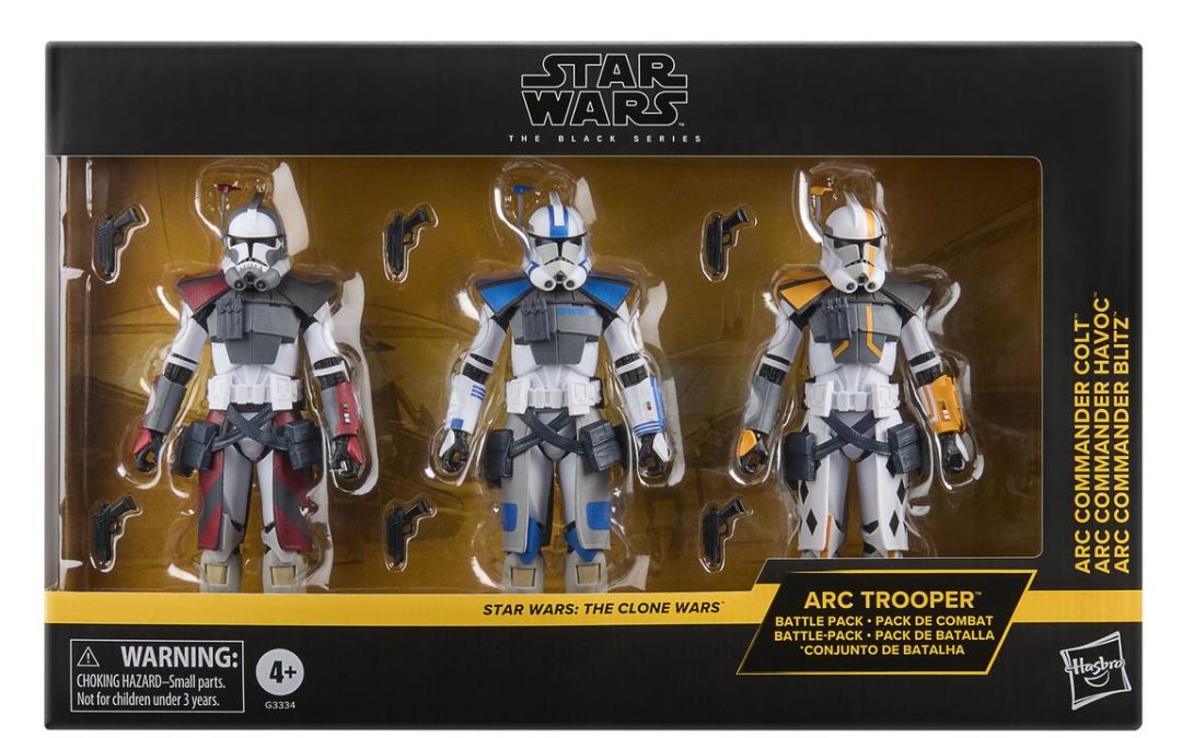 New Star Wars The Clone Wars The Black Series Clone Troopers Arc Trooper Figure 3-Pack available for pre-order!
