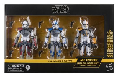 New Star Wars The Clone Wars The Black Series Clone Troopers Arc Trooper Figure 3-Pack available for pre-order!