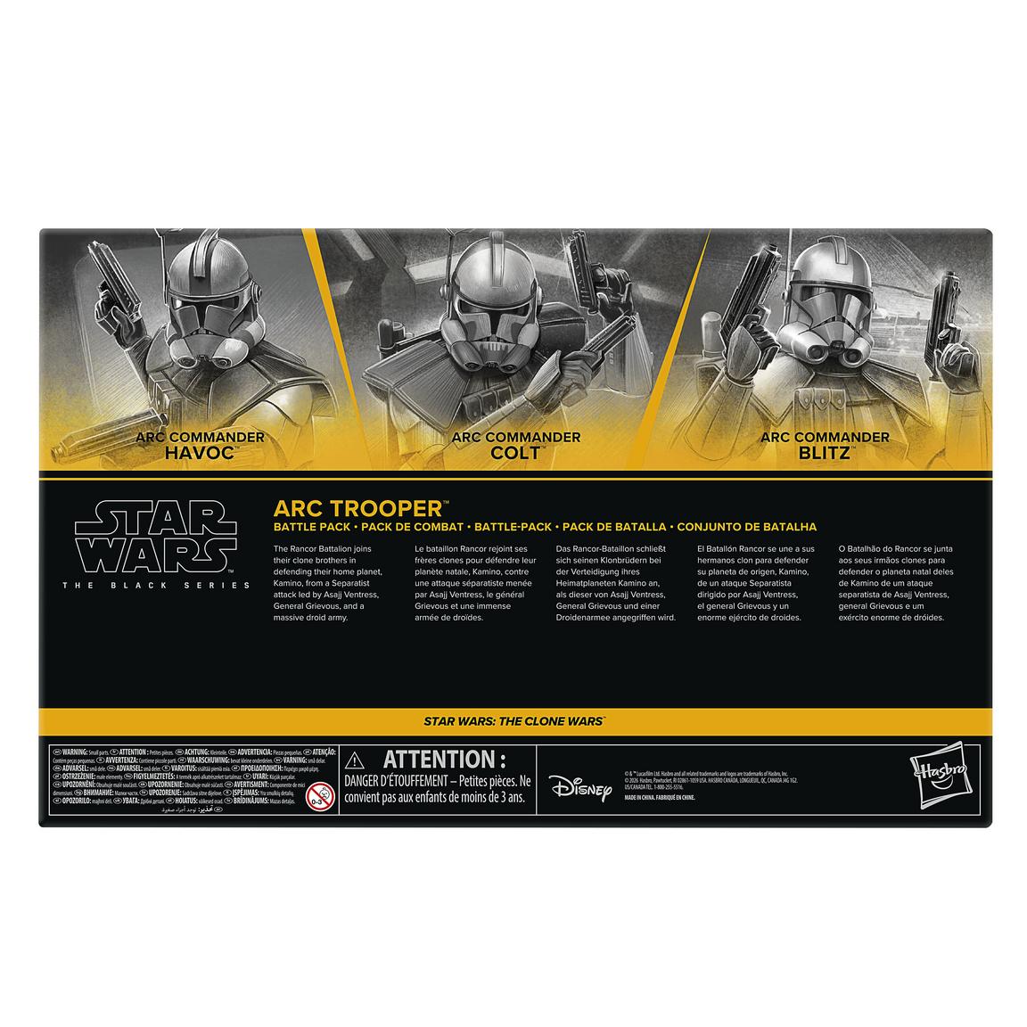 SWTCW The Black Series Clone Troopers Arc Trooper Figure 3-Pack 2