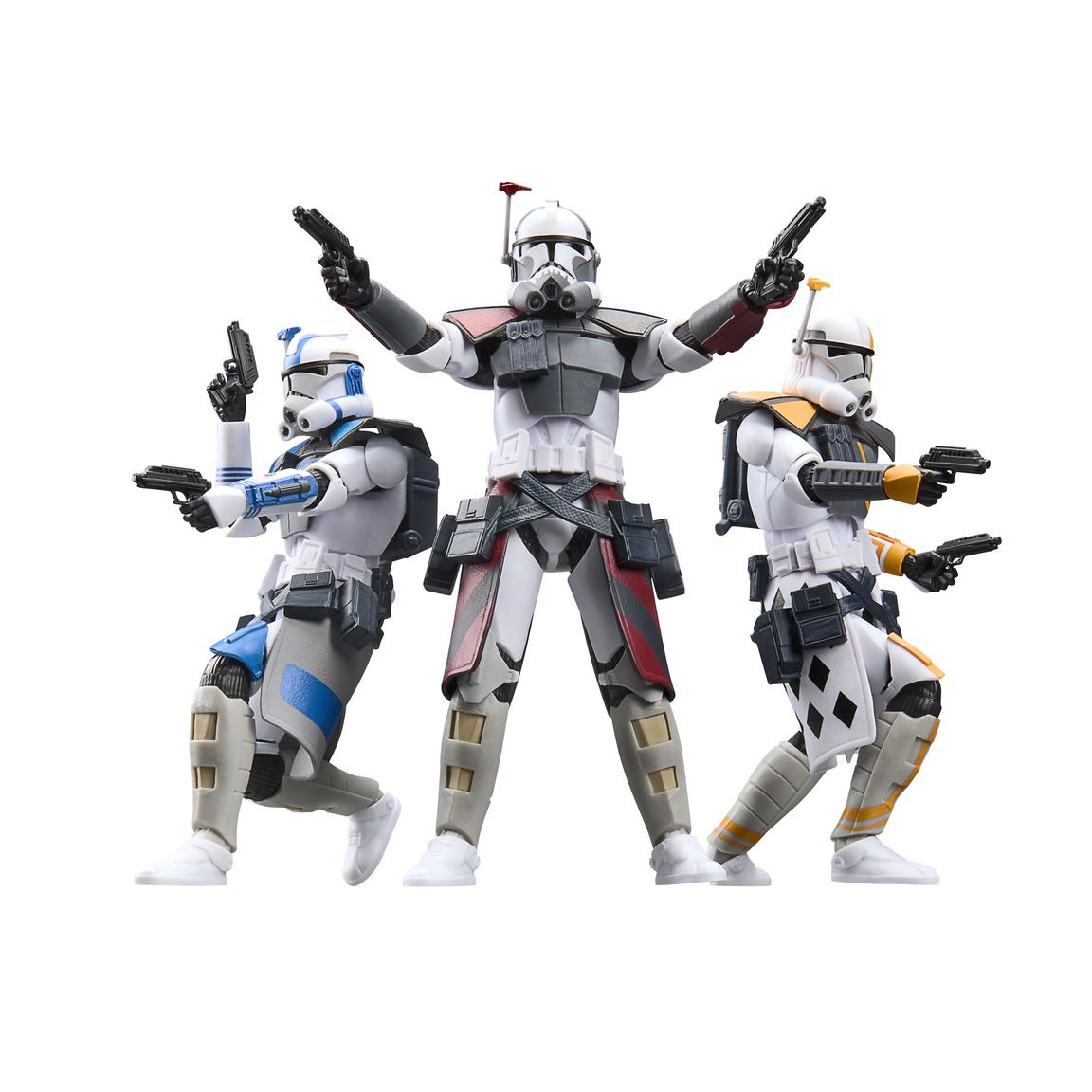 SWTCW The Black Series Clone Troopers Arc Trooper Figure 3-Pack 3