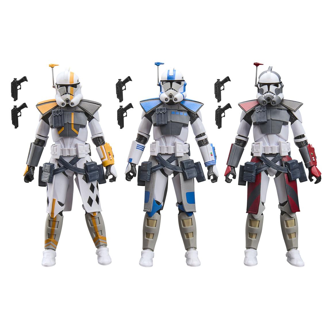SWTCW The Black Series Clone Troopers Arc Trooper Figure 3-Pack 4