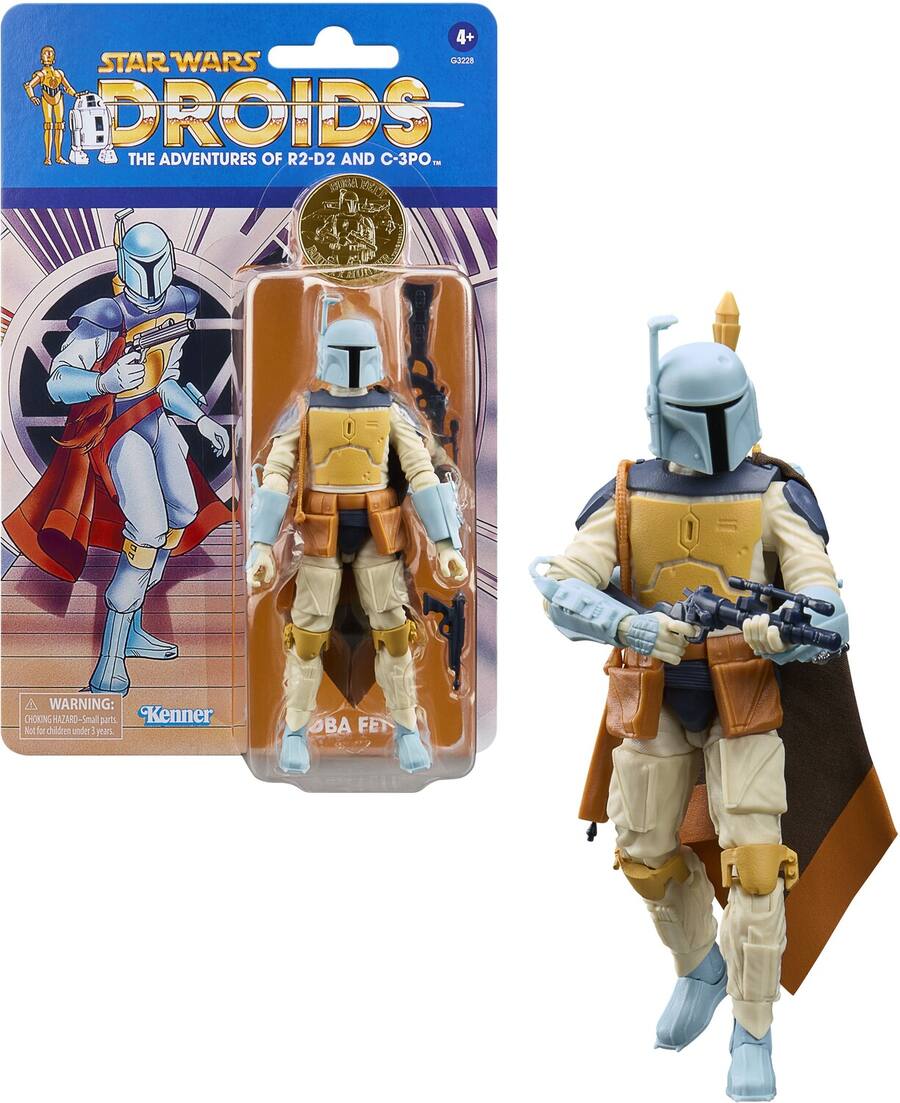 SWD Black Series Boba Fett Action Figure with Coin Set 1
