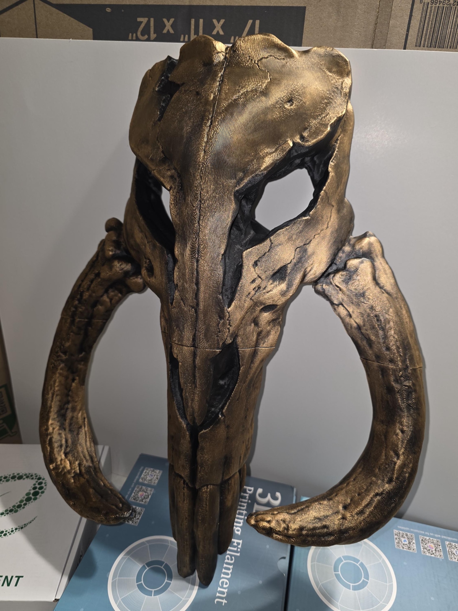 SW Inspired Metallic Finish Mythosaur Skull 1