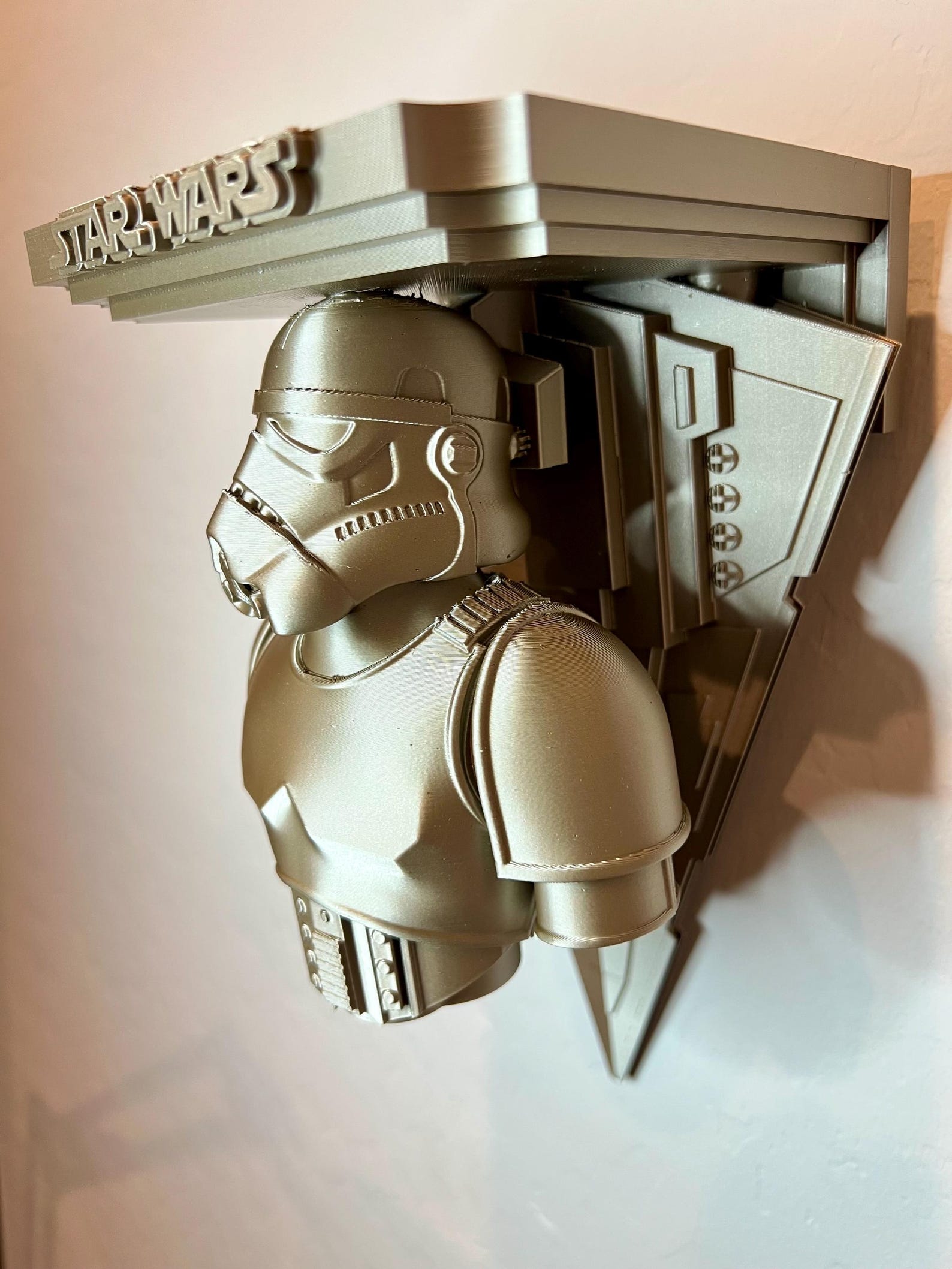 SW Imperial Stormtrooper Destroyer Like Collectible Wall Shelf 1
