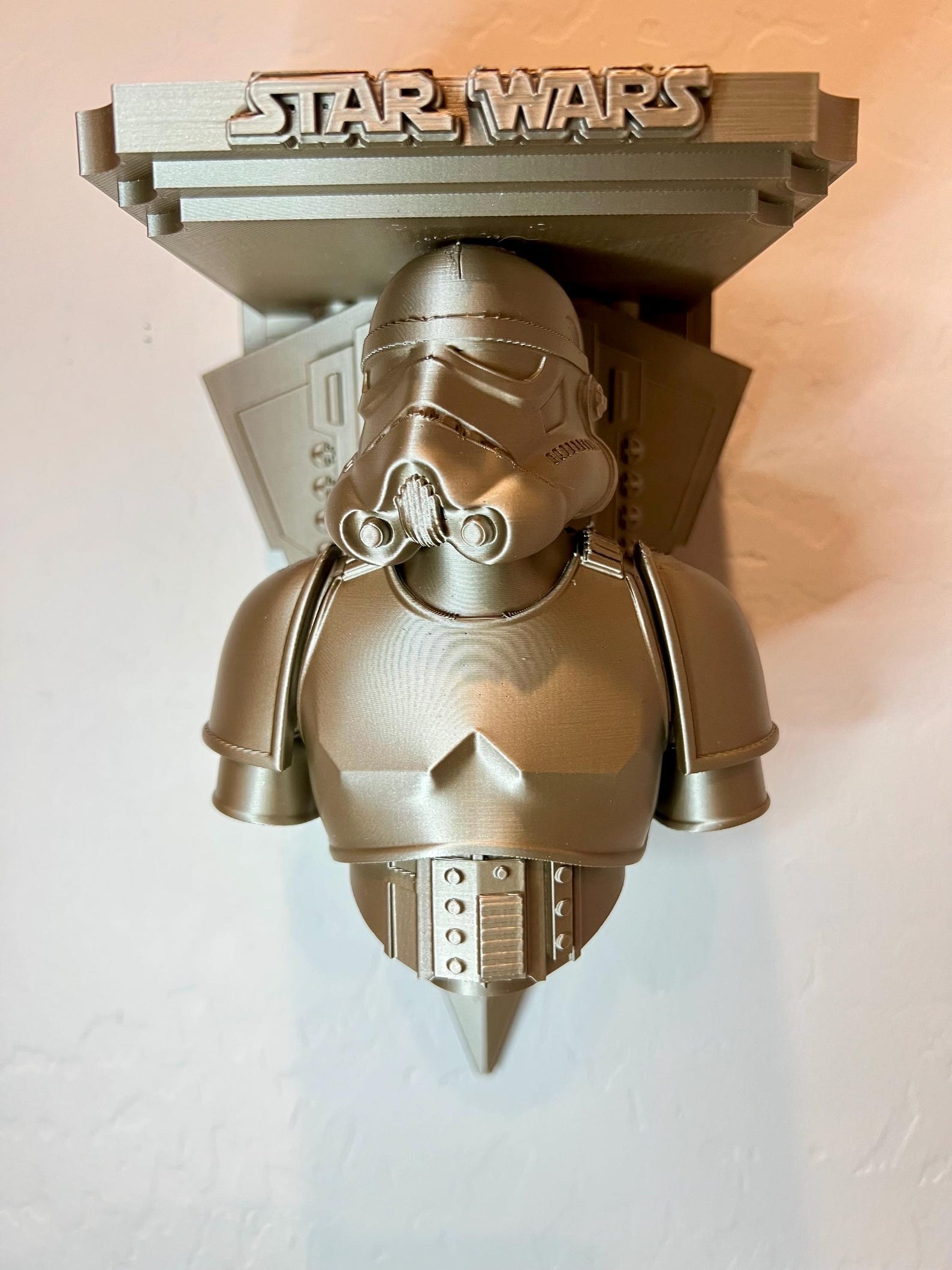 SW Imperial Stormtrooper Destroyer Like Collectible Wall Shelf 2