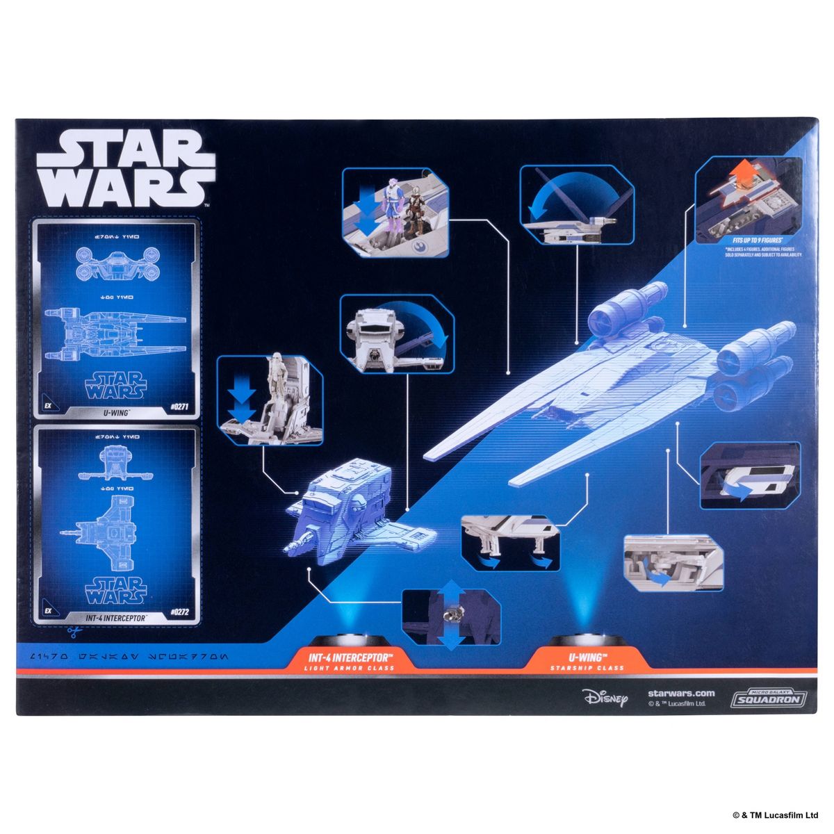 TMAG U-wing vs. INT-4 Interceptor Micro Galaxy Deluxe Vehicle Play Set 2