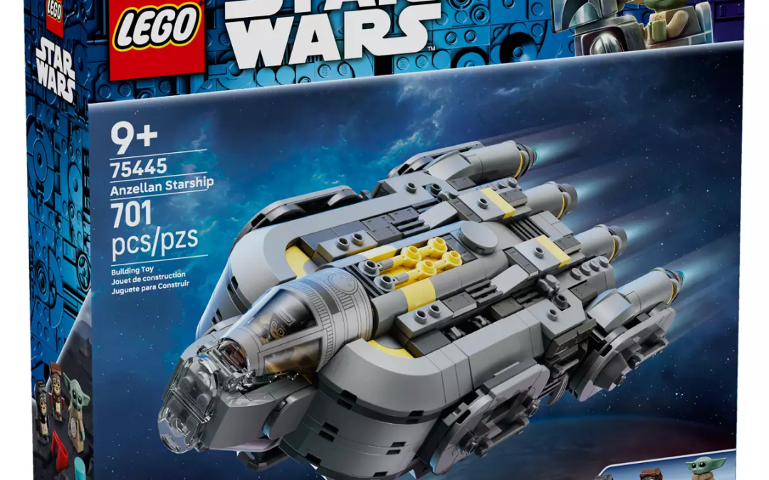 New The Mandalorian and Grogu Anzellan Starship Lego Set available now!