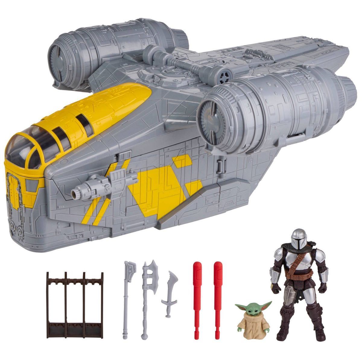 TMAG ActionVerse Mandalorian Razor Crest Play Set 3