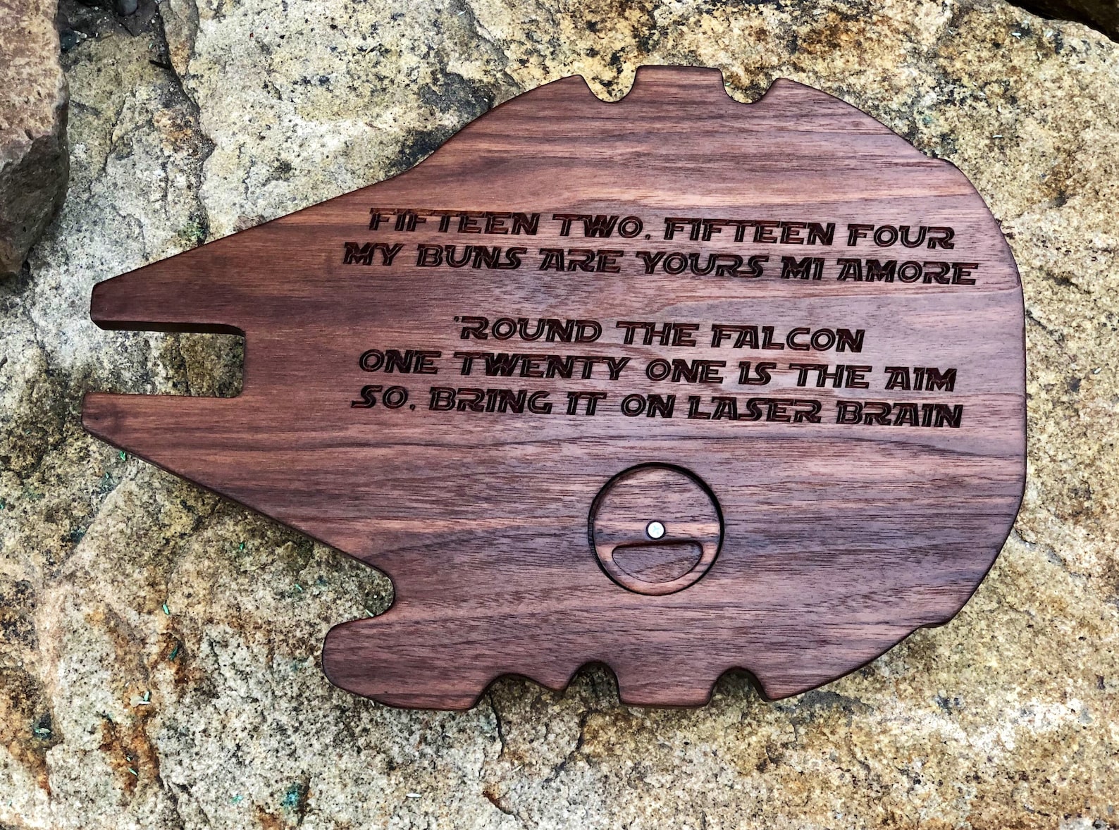 SW Millennium Falcon Customized Cribbage Board 3